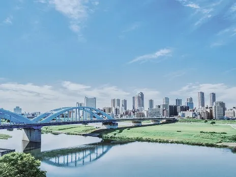景色を楽しむ